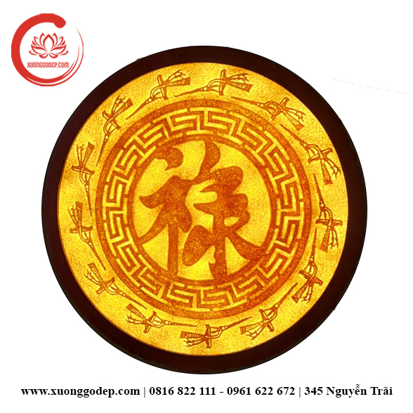 Tranh Trúc Chỉ Chữ Lộc TTC-12